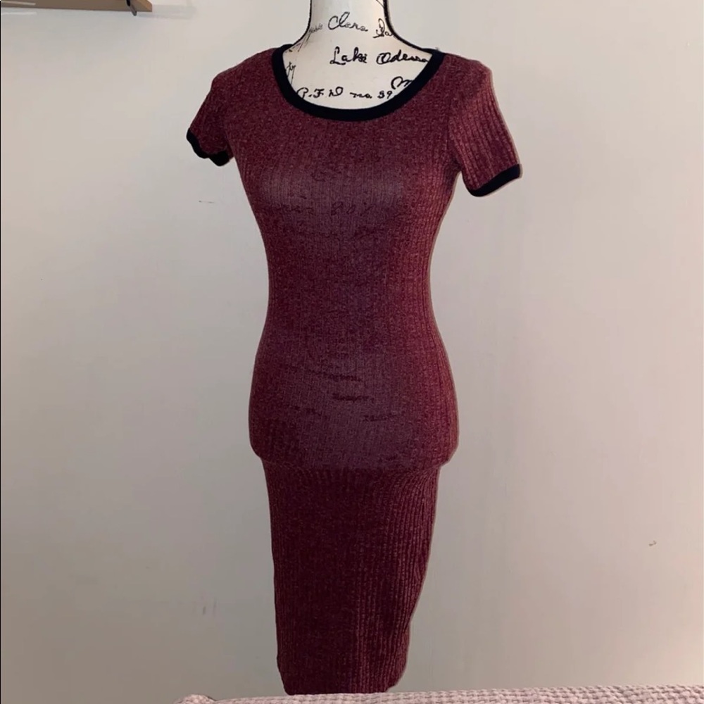 Almost Famous Burgundy Dress